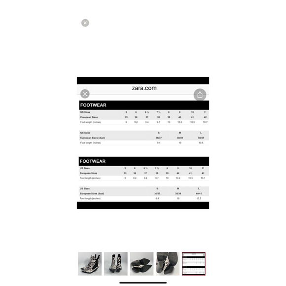 Zara Black and White Snake Print Ankle Boots - Picture 14 of 14